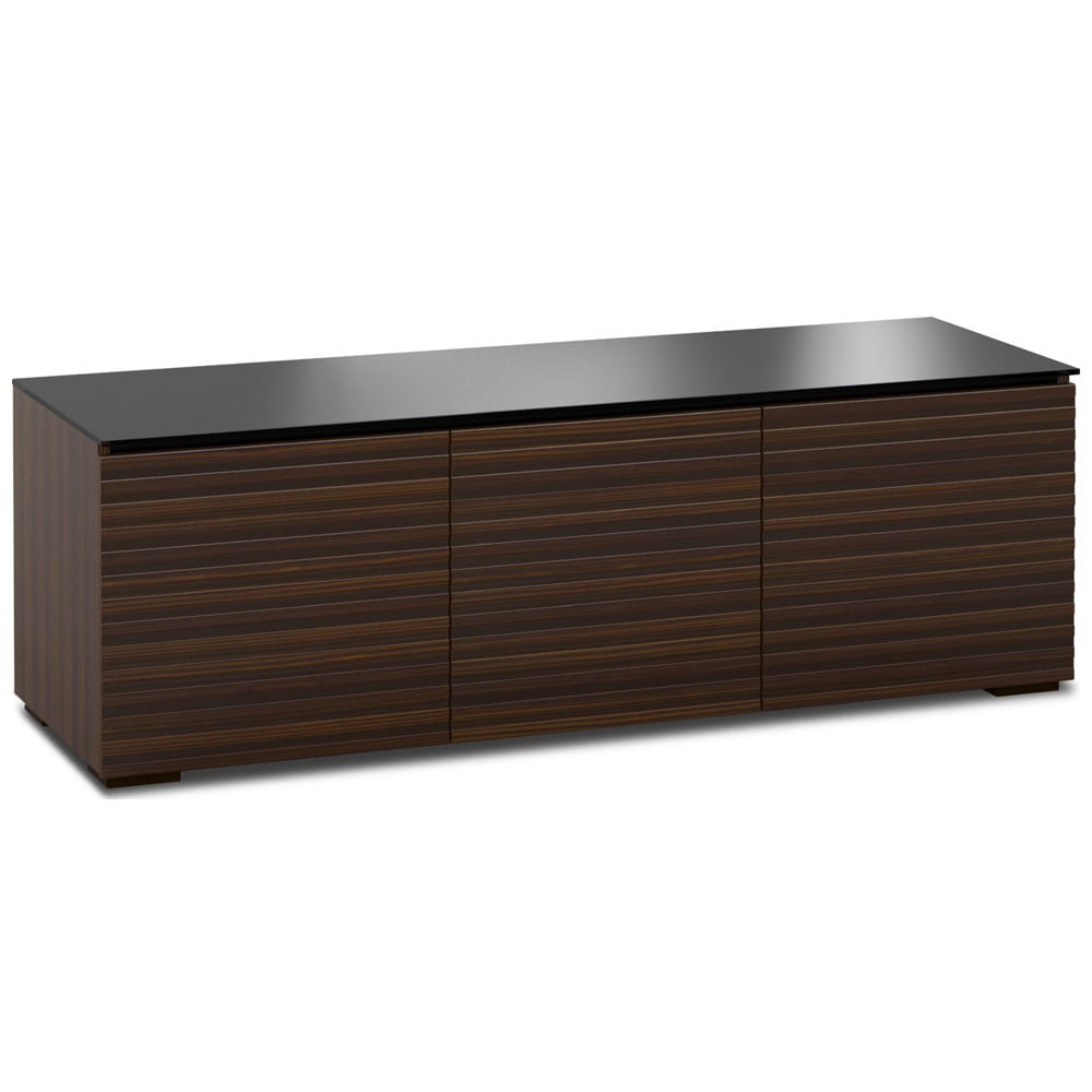 Salamander Zurich 237 Triple-Width AV Linear Texture Cabinet in Brown