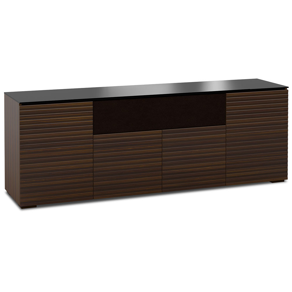 Salamander Zurich 345 Quad-Width AV Cabinet in Opium Brown