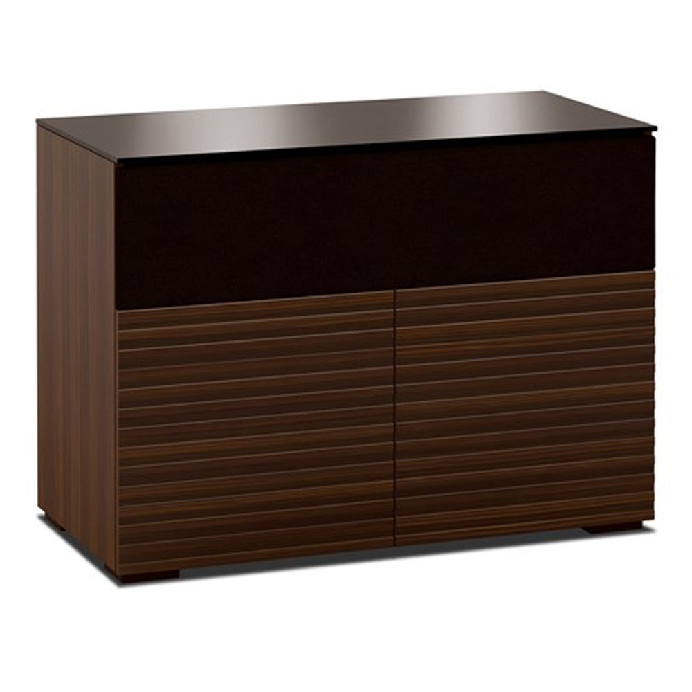 Salamander Zurich 329 Double-Width AV Cabinet with Speaker Bay in Opium Brown