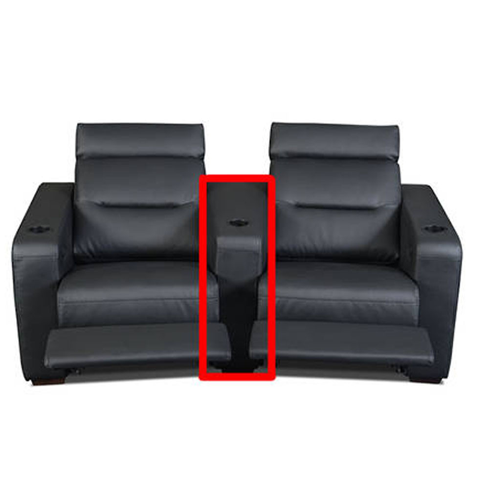 Salamander AV Basics TC3 Wedge Arm Connector for Black Leather Motorized Reclining Home Theater Seating