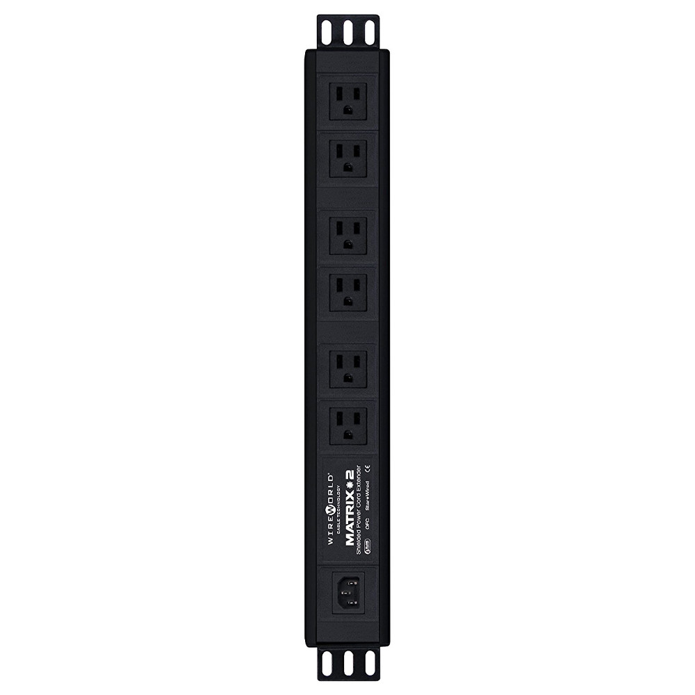 WireWorld Matrix 2 Shielded Power Strip with 6 US Outlets